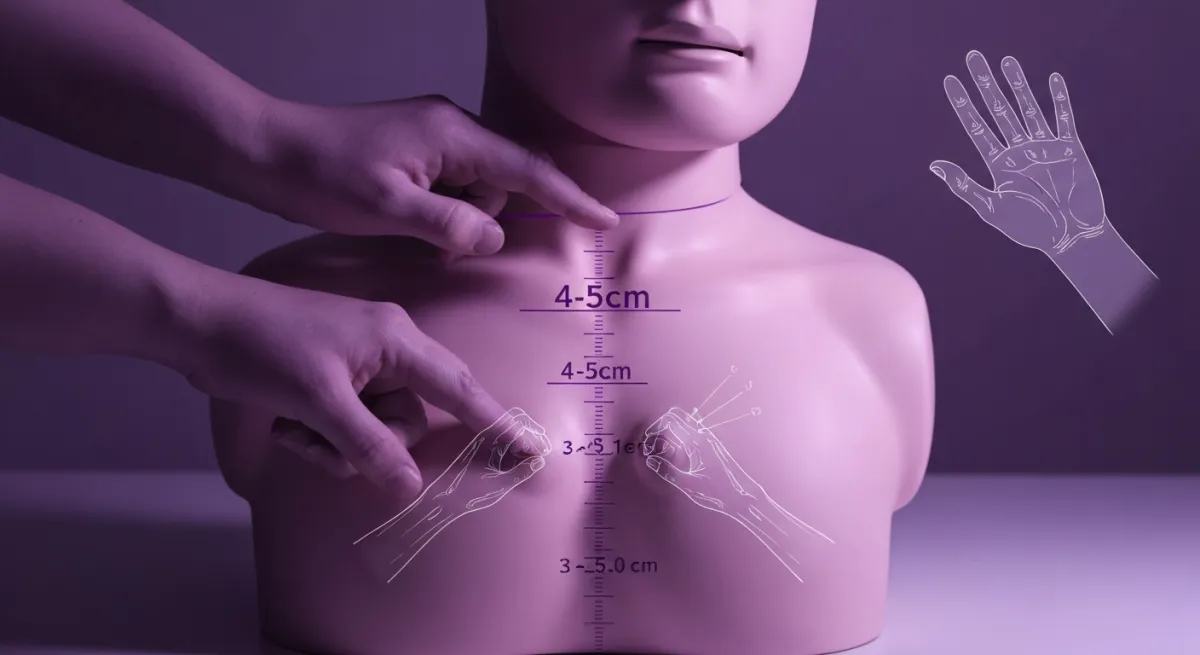 2026년 영아 심폐소생술 완벽 가이드: 골든타임 4분과 AHA 가슴압박 4cm·분당 100-120회 기준