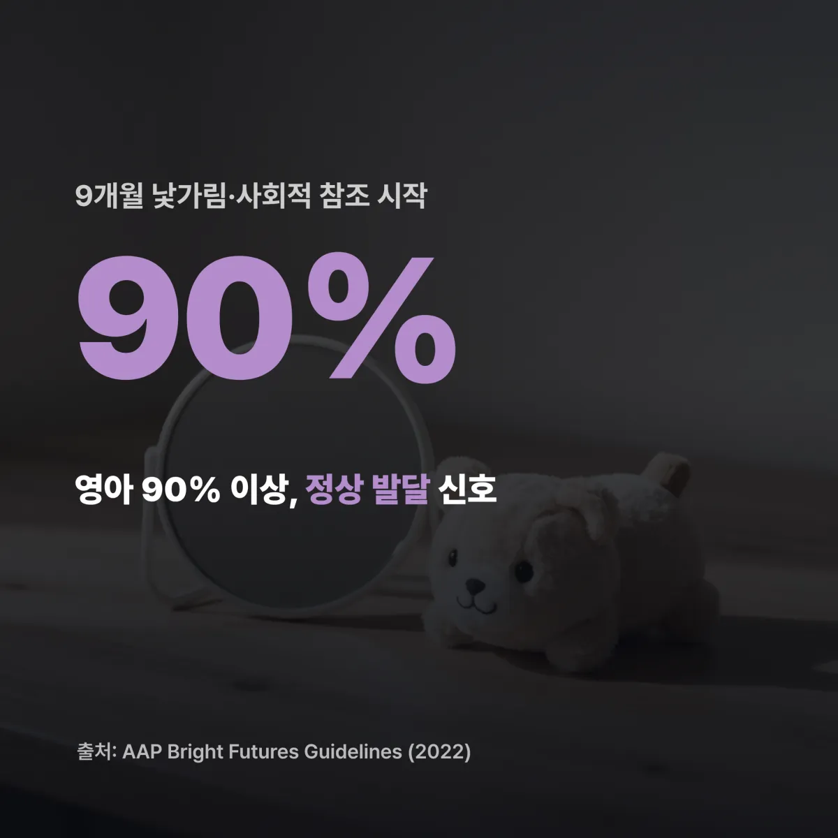 생후 9-18개월 아기 사회성 발달 이정표 인포그래픽 체크리스트